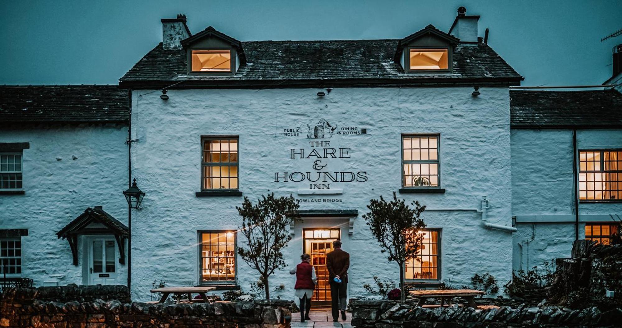 The Hare & Hounds Inn Bowland Bridge ภายนอก รูปภาพ